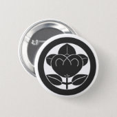[Family Crests] Flowers Pinback Button (Front & Back)
