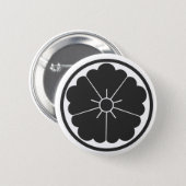 [Family Crests] Flowers Pinback Button (Front & Back)