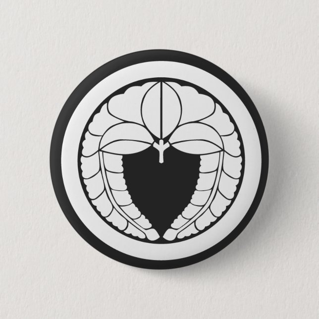 [Family Crests] Flowers Pinback Button (Front)