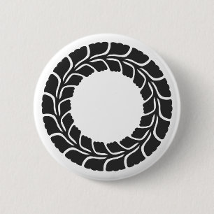 [Family Crests] Flowers Pinback Button