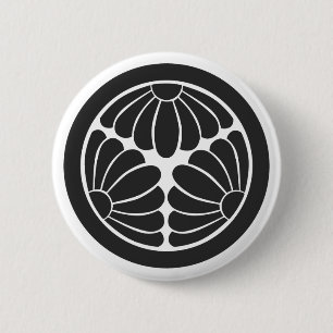 [Family Crests] Flowers Pinback Button