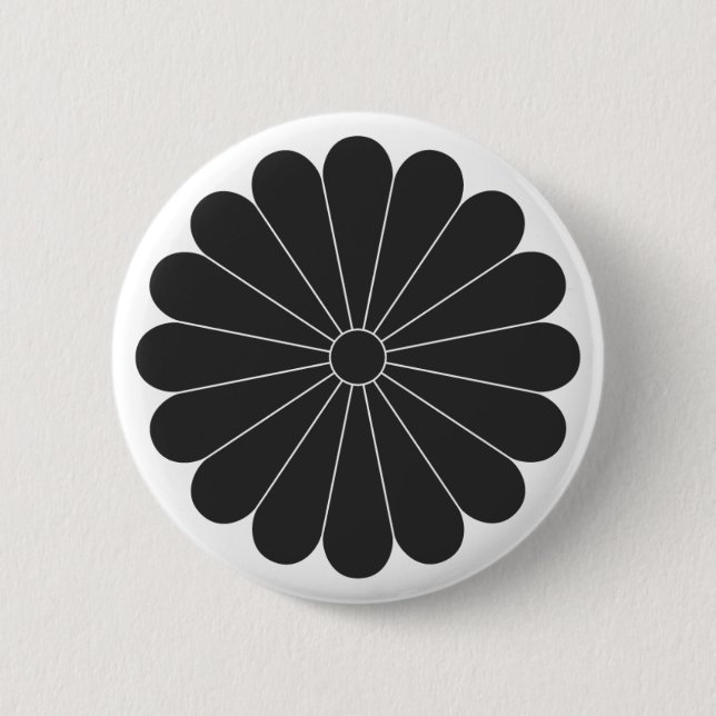 [Family Crests] Flowers Pinback Button (Front)
