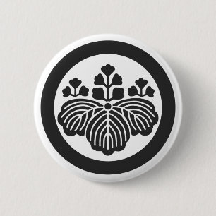 [Family Crests] Flowers Pinback Button
