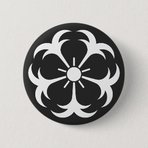 [Family Crests] Flowers Pinback Button