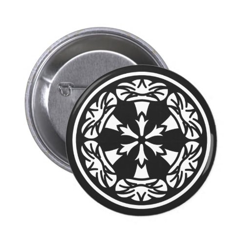 [Family Crests] Flowers Pinback Buttons