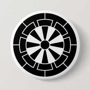 [Family Crests] Genji clan wheel Button