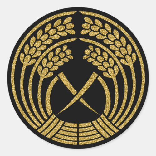 busho samurai 武将 闘将 猛将 kamon symbol family crests 家紋 military army flag ensign banner gold 金 golden 金色 muromachi sengoku period 室町 戦国 plant plants 植物 hug rice イネ 稲穂 vegetable ベジタブル 野菜