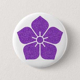 [Family Crests] Kikyo flower Button