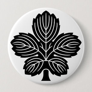 [Family Crests] Oni Kaji leaf Button