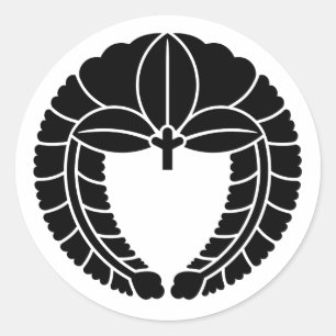 [Family Crests] Orthodox wisteria Classic Round Sticker