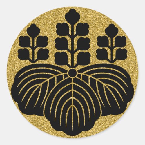 busho samurai 武将 闘将 猛将 kamon symbol family crests 家紋 military army flag ensign banner gold 金 golden 金色 paulownia flowers leaf leaves 桐 toyotomi ashikaga japan goverment muromachi sengoku period 室町 戦国 豊臣 日本政府 足利 passport famous common curent emblem japanese
