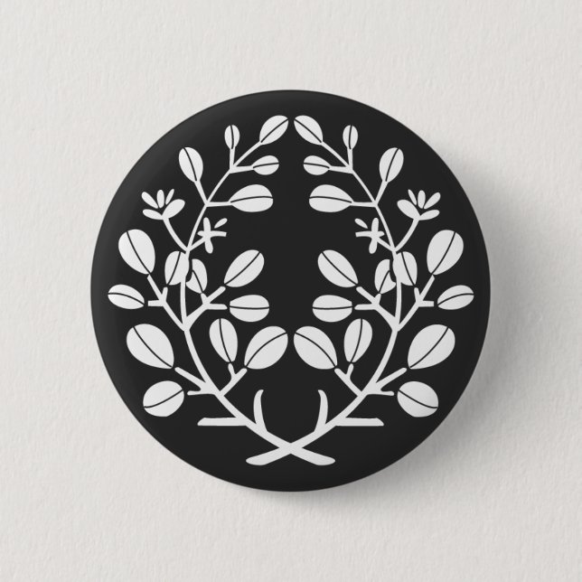 [Family Crests] Plants Button (Front)