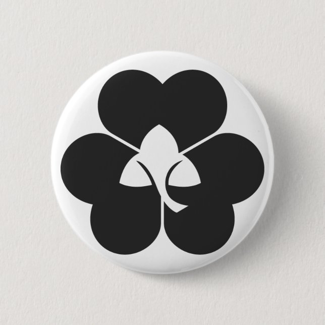 [Family Crests] Plants Button (Front)