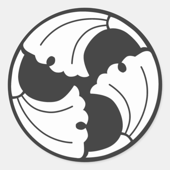 [Family Crests] Plants Classic Round Sticker (Front)