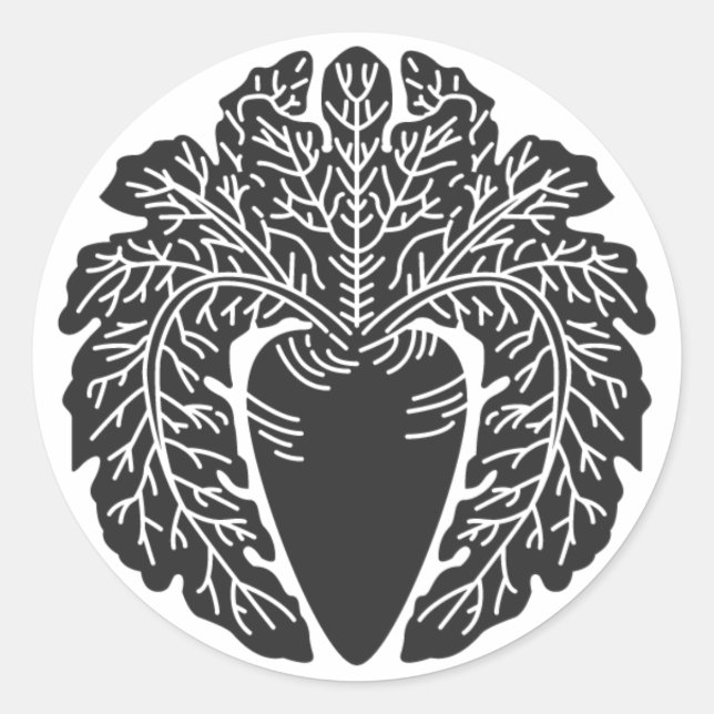 [Family Crests] Plants Classic Round Sticker (Front)