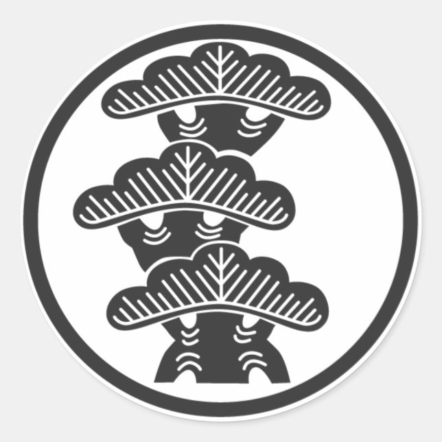 [Family Crests] Plants Classic Round Sticker (Front)