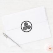 [Family Crests] Plants Classic Round Sticker (Envelope)