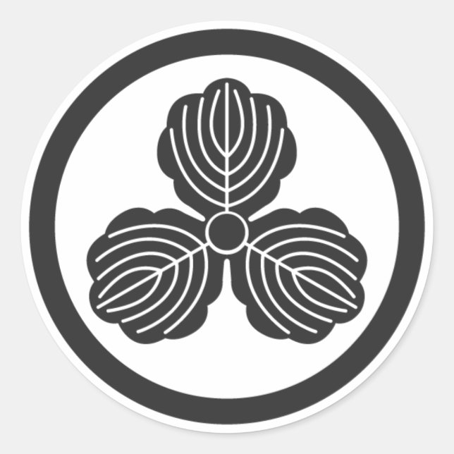 [Family Crests] Plants Classic Round Sticker (Front)