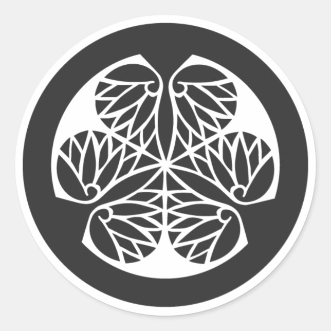 [Family Crests] Plants Classic Round Sticker (Front)