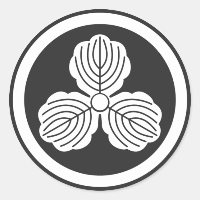 [Family Crests] Plants Classic Round Sticker (Front)