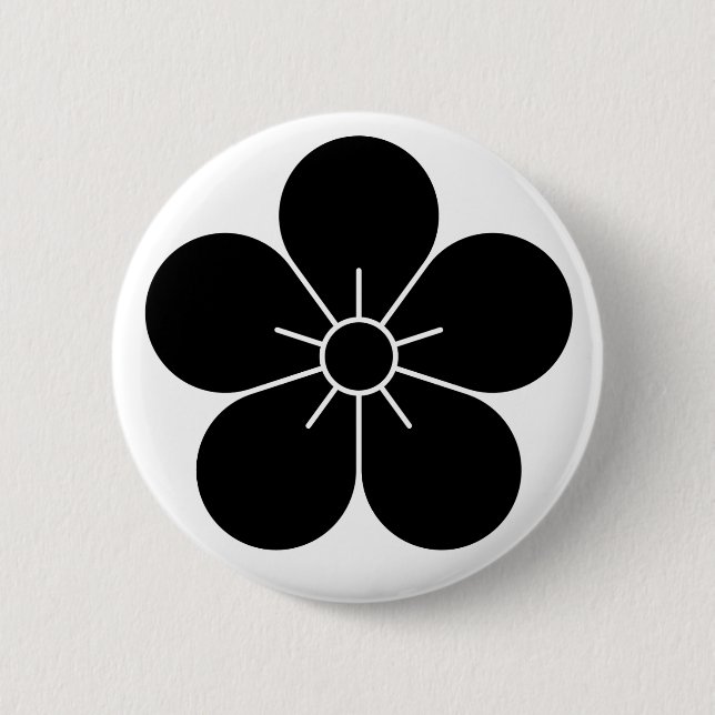 [Family Crests] Plum blossom Button (Front)