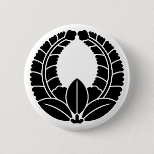 [Family Crests] Rising wisteria Button