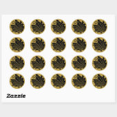 [Family Crests] Swallowtail butterfly Classic Round Sticker (Sheet)