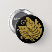 [Family Crests] Swallowtail butterfly Round Button (Front & Back)