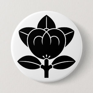 [Family Crests] Tachibana flower Button