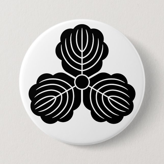 [Family Crests] three ork leaves Button (Front)