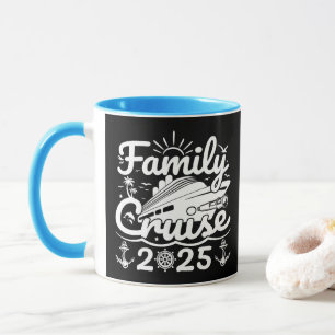 Family Cruise 2025 Cool Funny Family Trip Cruise Mug