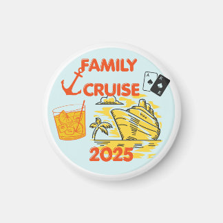 Family Cruise 2025 Door Magnet