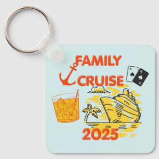 Family Cruise 2025 Keychain