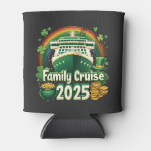 Family Cruise 2025 St. Patrick’s Matching Lucky  Can Cooler