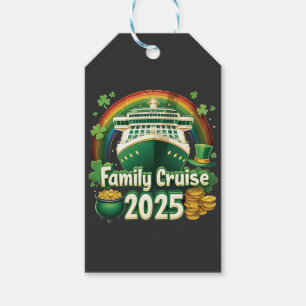 Family Cruise 2025 St. Patrick’s Matching Lucky Gift Tags