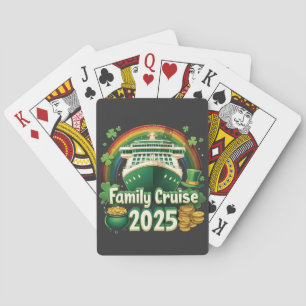 Family Cruise 2025 St. Patrick’s Matching Lucky Poker Cards