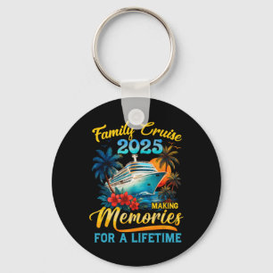 Family Cruise 2025 Summer Vacation Family Reunion Keychain