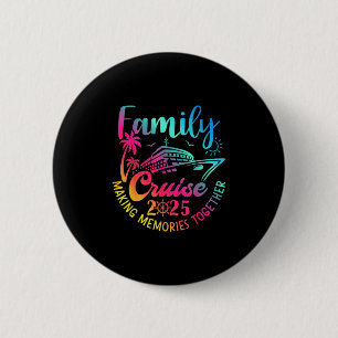 Family Cruise 2025 Summer Vacation Matching Family Button