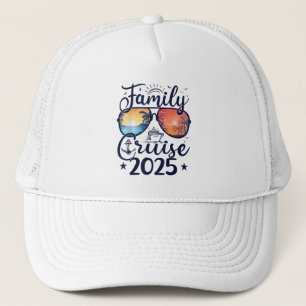 Family Cruise 2025 Summer Vacation Matching Family Trucker Hat