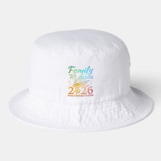 Family Cruise 2026 Colorful Tropical Custom Bucket Hat
