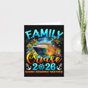 Family cruise 2026 cruising beach hawaii summer card