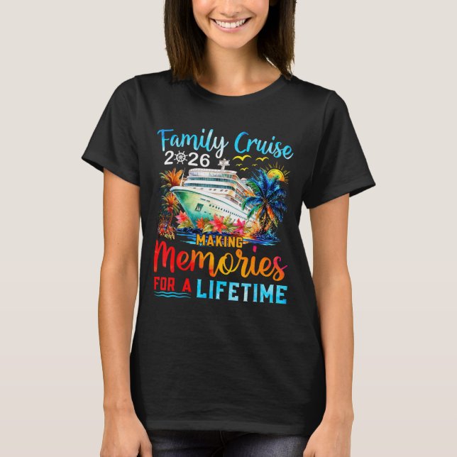 Family Cruise 2026 Group Matching Cruisin Together T-Shirt (Front)