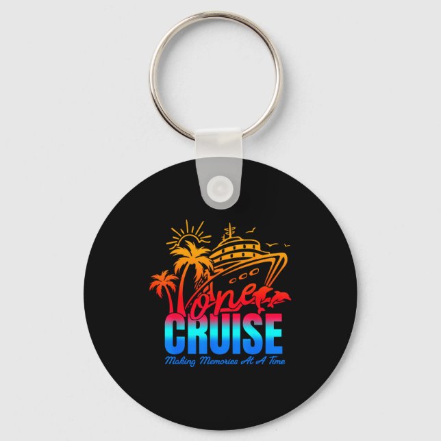 Family Cruise 2026 I Love It When We're Cruisin' T Keychain (Front)