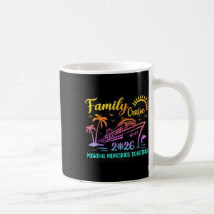 Family Cruise 2026 Making Memories Together Matchi Coffee Mug