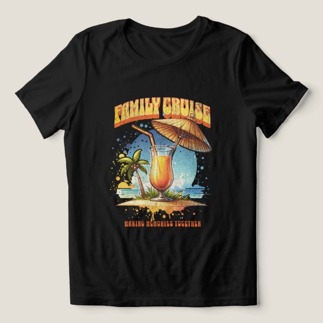 Family Cruise 2026 Making Memories Together Tri-Blend Shirt (Design Front)