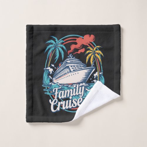 Family Cruise 2026 Summer Beach Vacation Family Wash Cloth