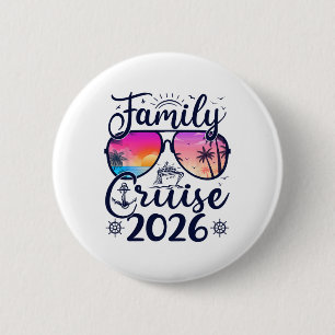 Family Cruise 2026 Summer Vacation Matching Family Button