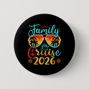 Family Cruise 2026 Summer Vacation Matching Family Button
