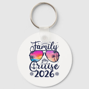 Family Cruise 2026 Summer Vacation Matching Family Keychain