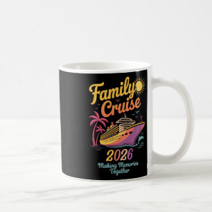 Family Cruise 2026 Tie Dye Family Matching Vacatio Coffee Mug